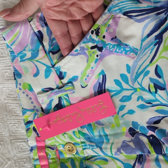 Lilly Pulitzer Kellar stretch short 10 NWT - Picture 4 of 6